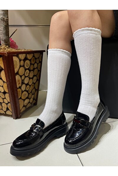 İST FİDAN KUNDURA KADIN OXFORD MAKOSEN TOKA DETAYLI AYAKKABI K-810