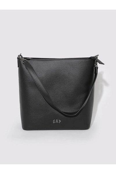 GAP Geantă de mână neagră pentru femei cu curea de umăr - 15914