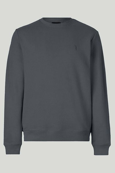 COMBİNE MİCHAİL Smoked Color Basic Crew Neck Relaxed Regular Men's Sweatshirt