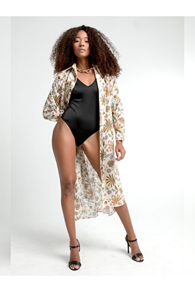 sun and moon Pamuklu Plaj Gömleği