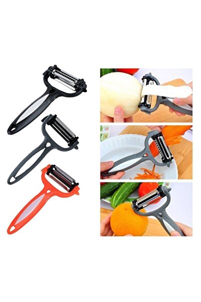 Genel Markalar Ayarlanabilir 3 Başlıklı Jülyen Soyacak Paslanmaz Çelik Sebze ...