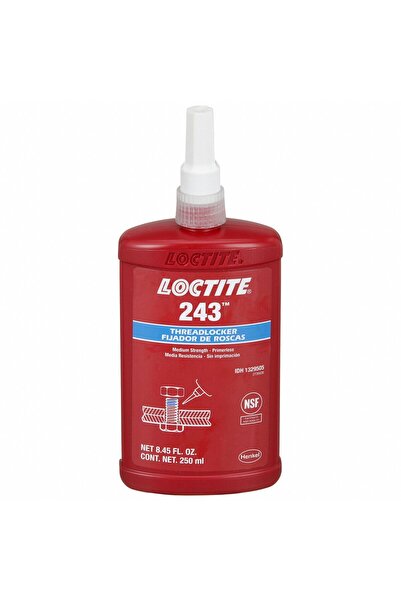 LOCTİTE 243 ORTA MUKAVEMETLİ CİVATA / VİDA SABİTLEYİCİ (250ml)