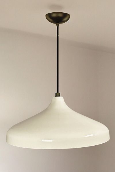 kitchen trend Modern Metal Single Pendant Lamp Chandelier Cream