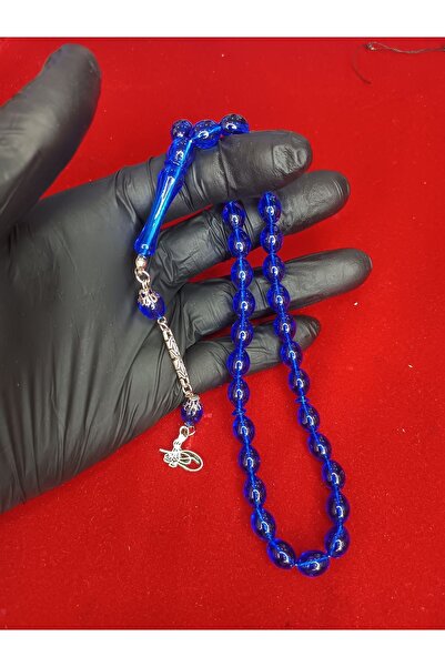 Mos Tespih Порошок Колір Синій Бурштиновий Чотки