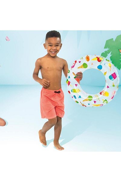 Intex 51 cm İntex Ice Cream Patterned Life Buoy