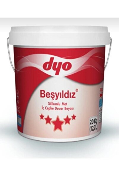 Dyo Besyıldız Silikonlu Mat Iç Cephe Duvar Boyası Kemik Beyazı 20kg/10kg/3,5kg