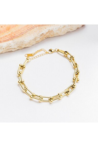 ByFlorya Jewelry Steel Tiffany Chain Bracelet Does Not Tarnish