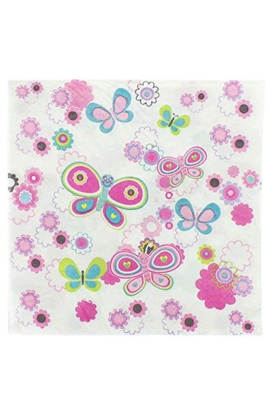 Partioutlet Kelebekli Peçete 20 Adet