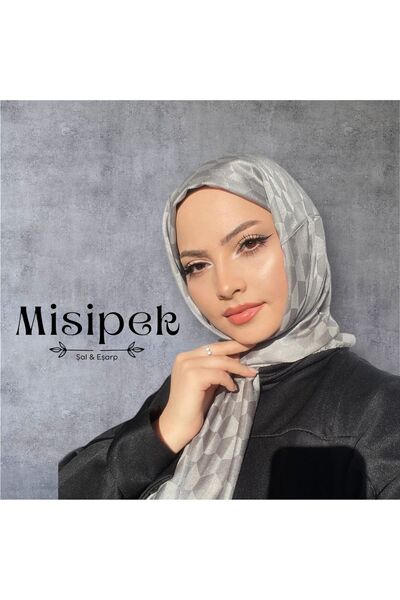 MİS İPEK Şal jacquard mătăsos cu model Koza