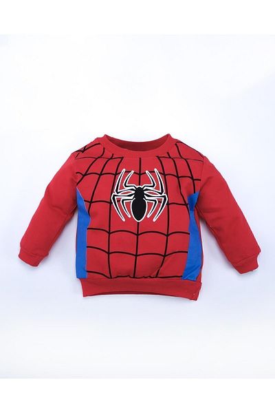 Bebelop Boy's Spiderman Spiderman 3ip 2-Piece Top and Bottom Tracksuit Set