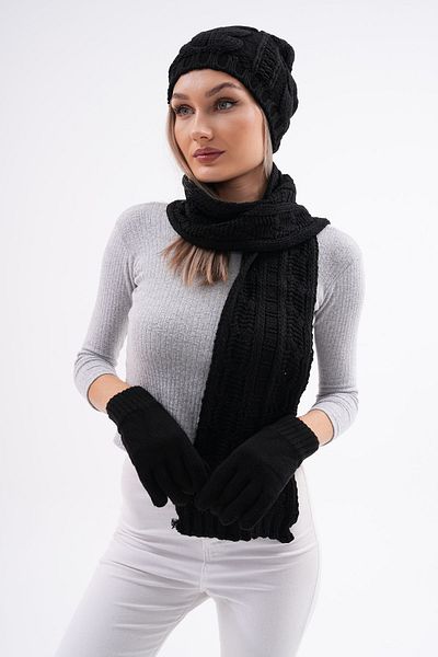 Ritagarcia Set mănuși beanie - eșarfă