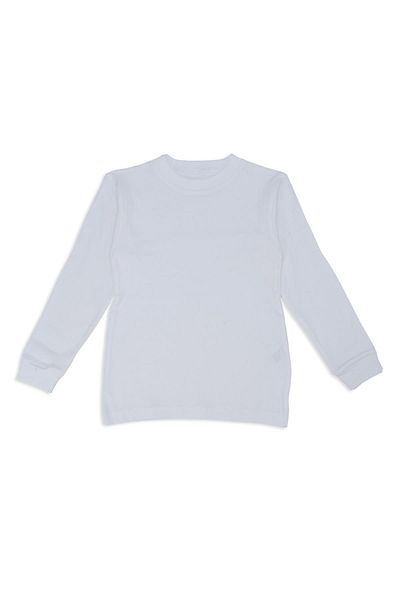 Bebelop Unisex αγόρι κορίτσι μακρυμάνικο μονόχρωμο φούτερ Crew Neck Badi