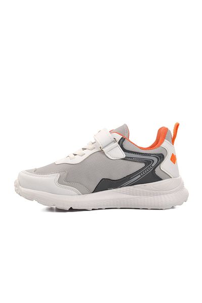 Slazenger Pantofi sport pentru copii unisex - Kaoru-F, gri-portocaliu