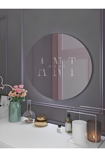 cg store 70cm Yuvarlak Ayna Dekoratif Ayna, Konsol Aynası, Hol Aynası, Dresua...