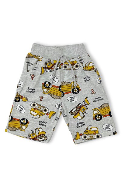 Kumy Baby Kids Boys' Combed Cotton Bermuda Shorts with Trolley