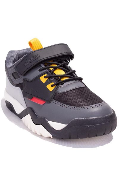Vicco Orio 346F24K332CN Pantofi sport ortopedici negri pentru băiat