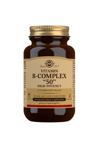 Solgar Vitamin B- Complex-50 Food Supplement 50 Capsules