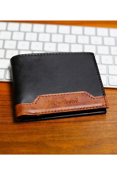 Deribond Men's Wallet - Crazy Leather, Classic Style