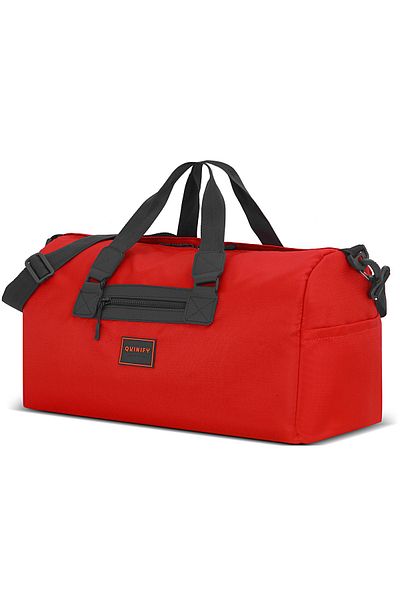Youth 36 Liter Sports and Travel Bag - Leather Detailed Hand Suitcase with Hidden Shoes and Dirty Compartment