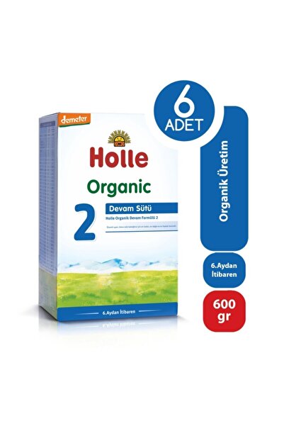 Holle Organik Devam Sütü 2 600 Gr - 6'lı Paket