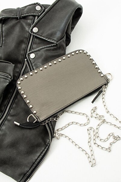 İAMBTŞY Geantă crossbody pentru fetiță, cu lanț cu margele, pentru femei