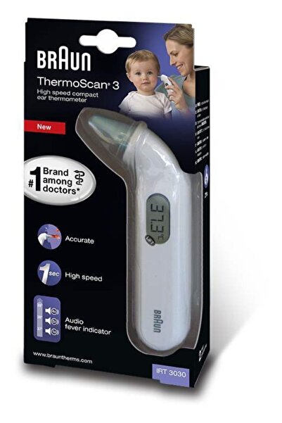 Braun Irt3030 Kulaktan Ateşölçer Thermoscan 3
