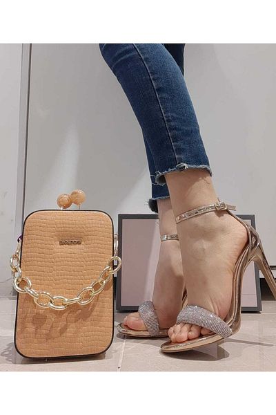 Guja Arme City 23y777-2 Evening Dress High Heel Shoes with Stones