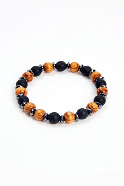 Nelleovana سوار من حجر الهيماتيت الطبيعي من جاسبر أونيكس