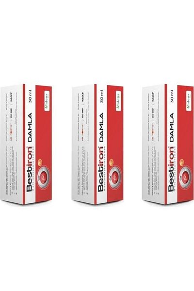 Valens Bestiron - Drop Iron andVitaminC 30ml, 3 Pieces
