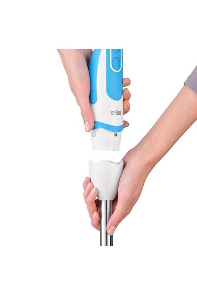 Braun Mq5251wh Multıquıck 5 Varıo Fıt Blender 1000 Watt-Beyaz/Mavi