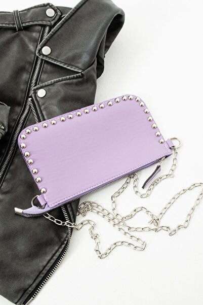 İAMBTŞY Γυναικεία τσάντα χιαστί για κορίτσια με χάντρες με αλυσίδα