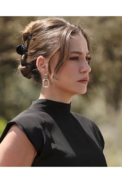 Brillo Altın Kaplama Özel Vip Serenay Küpesi