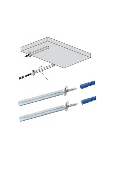 LİNDE HOME Gürzüwed 3lü Uçan Raf Duvar Rafı Kütüphane Rafı Kitaplık Rafı
