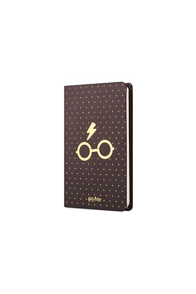 Mabbels Mini ochelari pentru caiet Harry Potter Burgundy - Copertă rigidă, fără căptușeală, 95 de coli