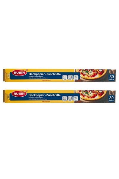 Rubin Oily Baking Paper Chlorine-Free 30+30 Pieces