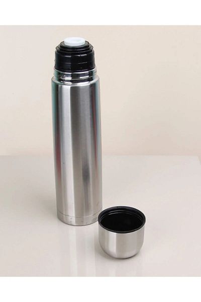 Keyfi Sepet 1000 ml 1 Liter Stainless Steel Thermos - Lid with Cup Feature