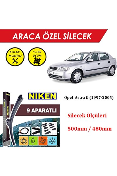 MeyZone Opel Astra G Ön Cam Silecek Takımı (1997-2005)