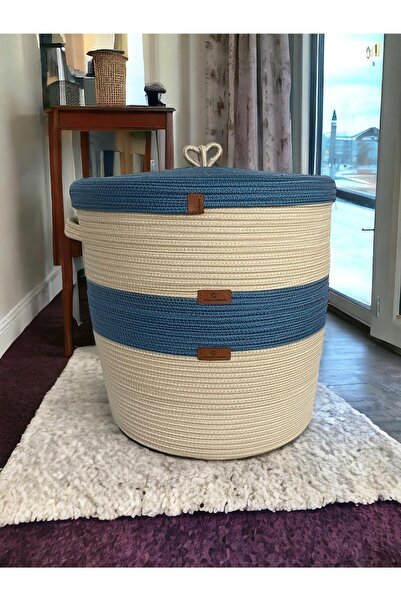 JÜTEX HOME coș de depozitare din paie de iută, coș de rufe pentru jucării cu ...