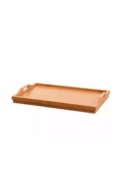 KuzenHome Bamboo Folding Leg Bed Tray Pleasure Tray Fma08537