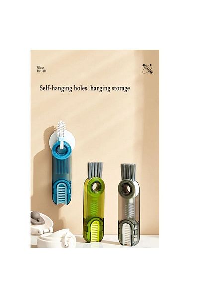 Keyfi Sepet Multi-Purpose 3 In 1 Multifunctional Cleaning Brush