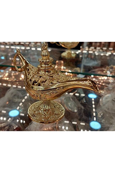 Bakır Center Sihirli Lamba Alaattin Bakır Gold Buhardanlık- Tütsülük - 3 Renk...