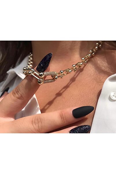 stainles steel تيفاني مشبك ورق نموذج الصلب الزركون حجر قلادة