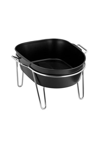 Nikadu Black Chrome Pedicure Legeni - Footed