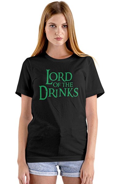 Butik Μαύρο μπλουζάκι Unisex Lord Of The Drinks
