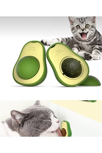 Keyfi Sepet Doğal Catnipli Yenilebilir Kedi Nanesi Otu Oyun Topu Oyuncağı Top...