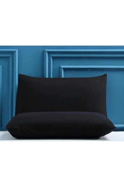 İz Home Set de 2 fete de pernă Noir Black (50X70) bumbac