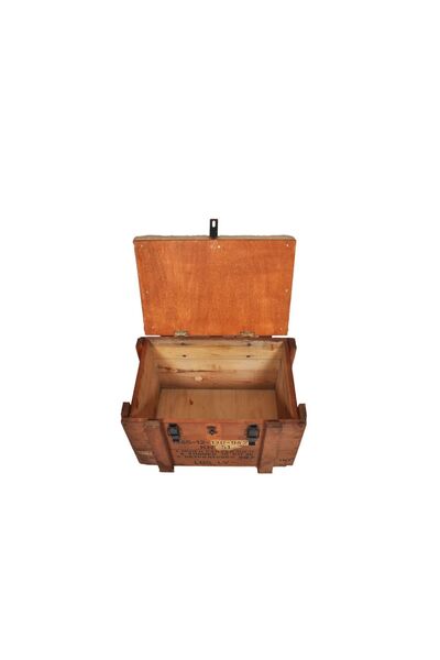 maker ticaret Dekoratif Kilitli Sandıklı Bench Puf Makyaj Taburesi Mühimmat Sandığı Jüt Kumaş 60 Yıllık