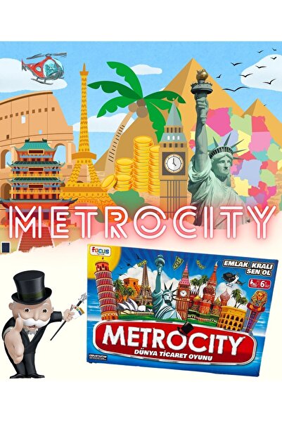 Focus Oyuncak Metrocıty Dünya Ticaret Oyunu