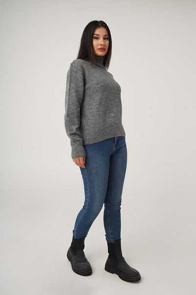 Hipo Trend Anthracite Turtleneck Sweater