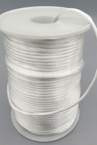 Limelia Бяло сатенено въже с дебелина 2 мм. 10 метра